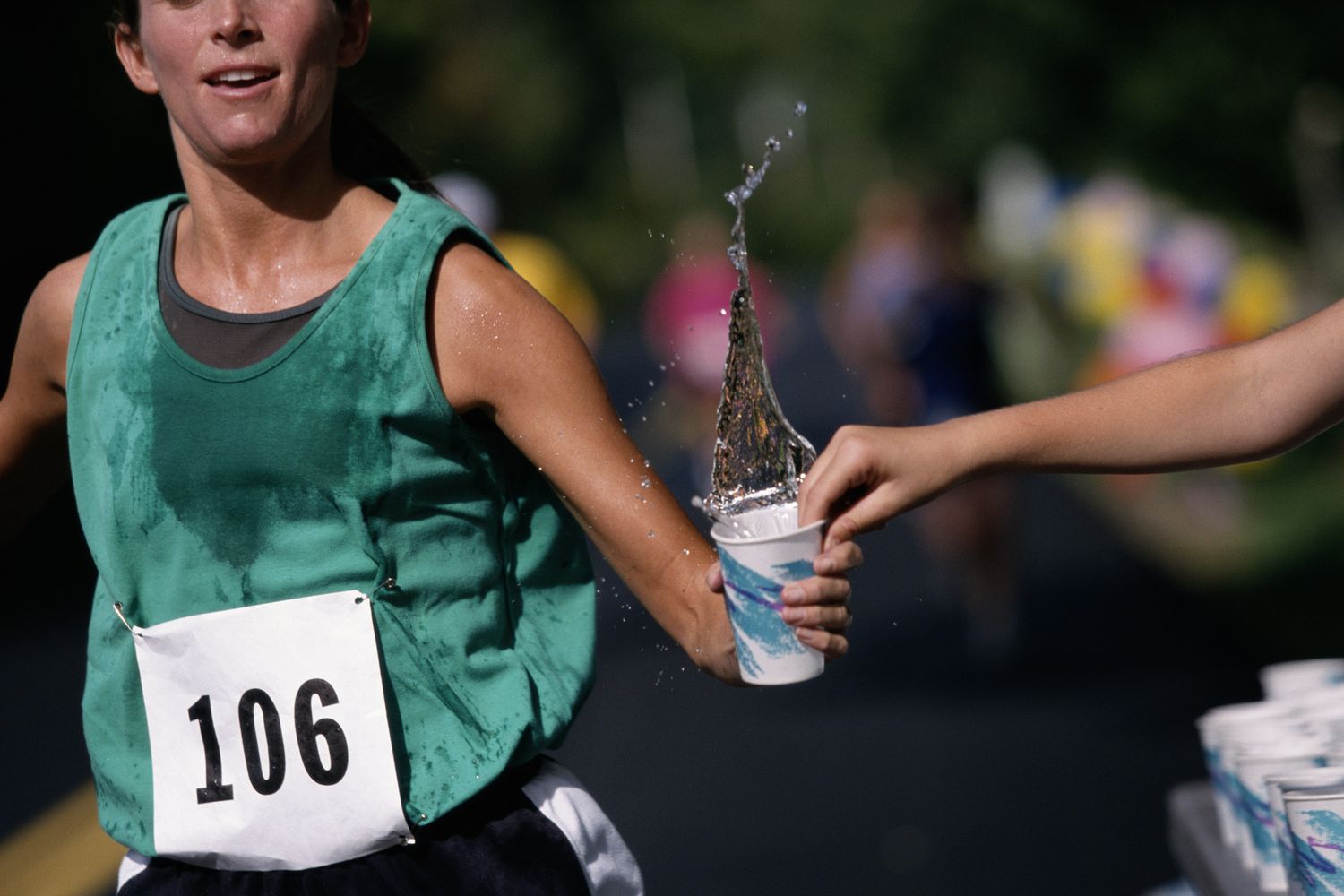 Hydrating while running