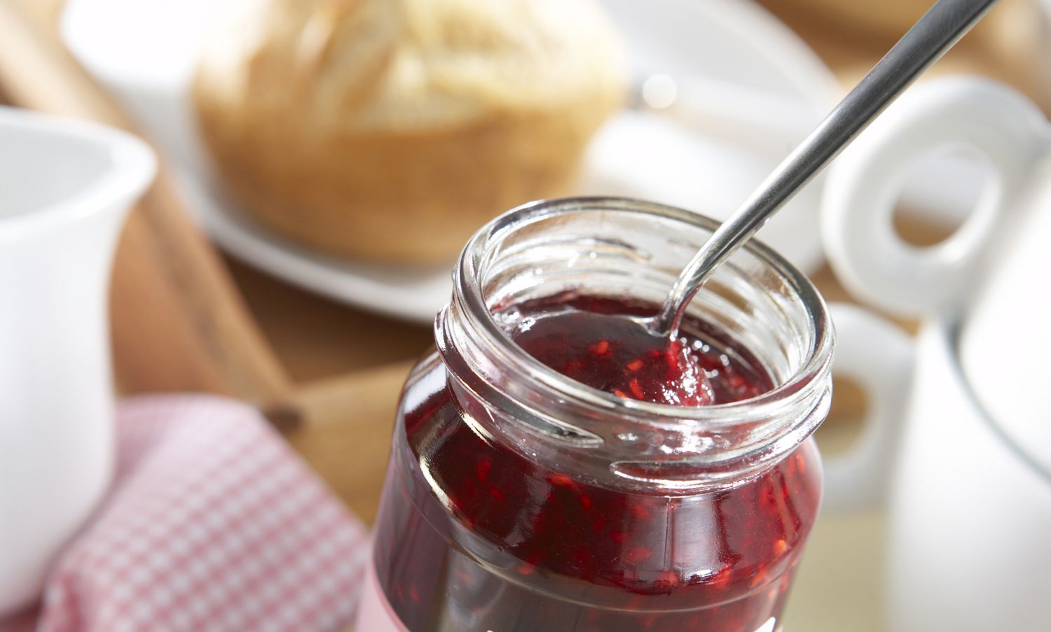 Sodium benzoate is used as a preservative in jams and jelly. It's safe for human consumption.