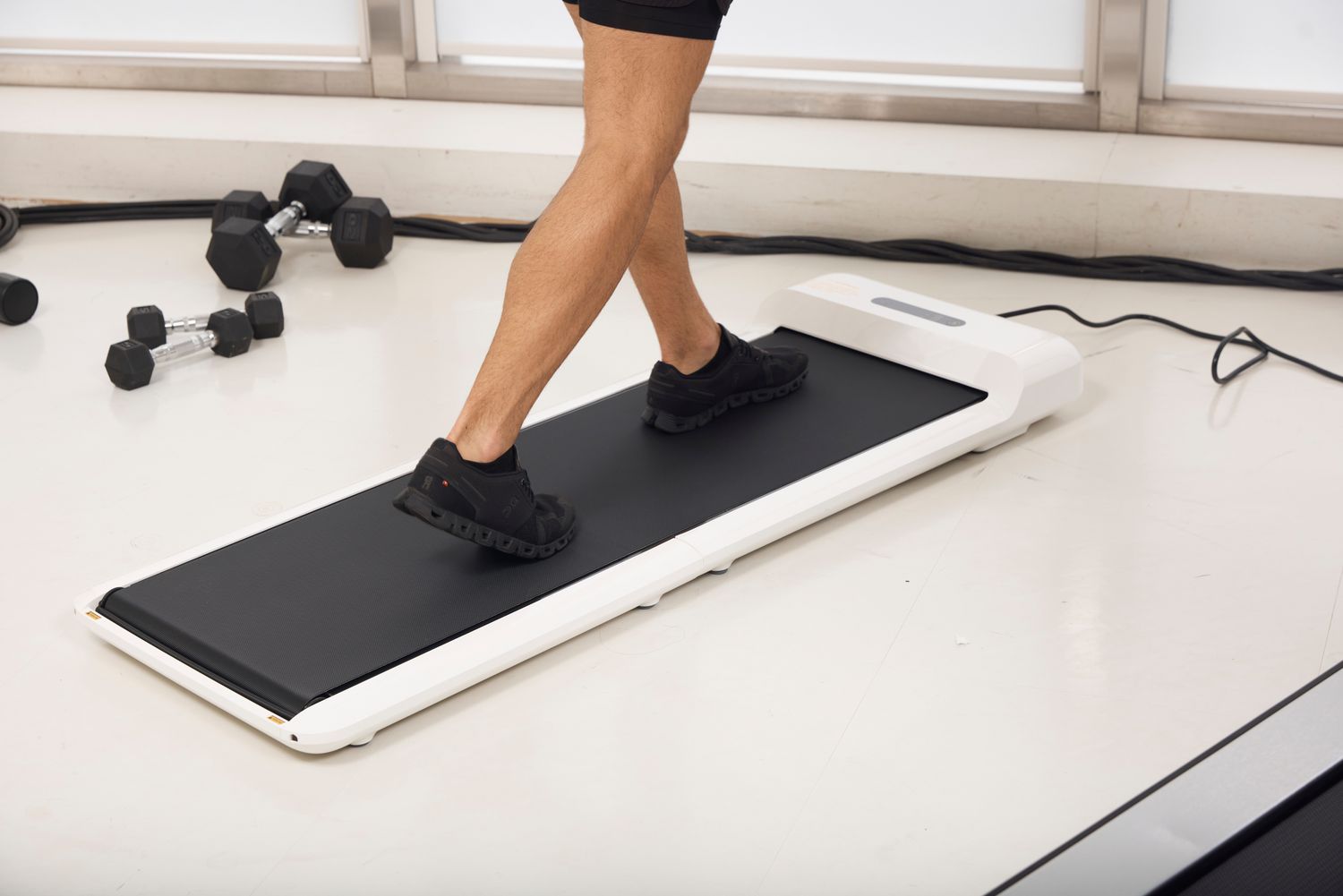 Person walking on Walkingpad C2 Mini Foldable Walking Treadmill